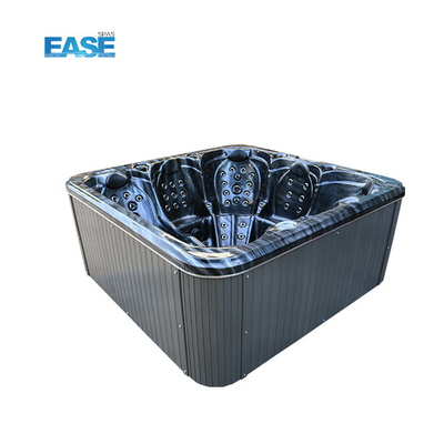 आउटडोर सफेद मालिश स्पा हॉट टब 124Pcs कुल जेट 1 recliner
